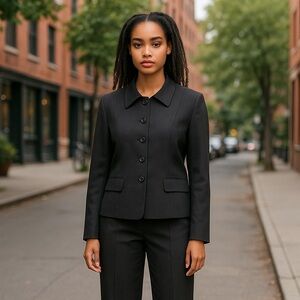 Jones New York‎ Button-Up Blazer and Pants Set